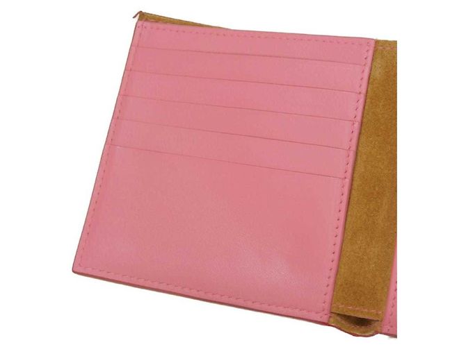 Billetera Bifold Roja Intrecciato Bottega Veneta - vista 10