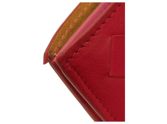 Billetera Bifold Roja Intrecciato Bottega Veneta - vista 28