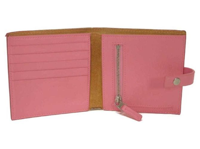 Billetera Bifold Roja Intrecciato Bottega Veneta - vista 5