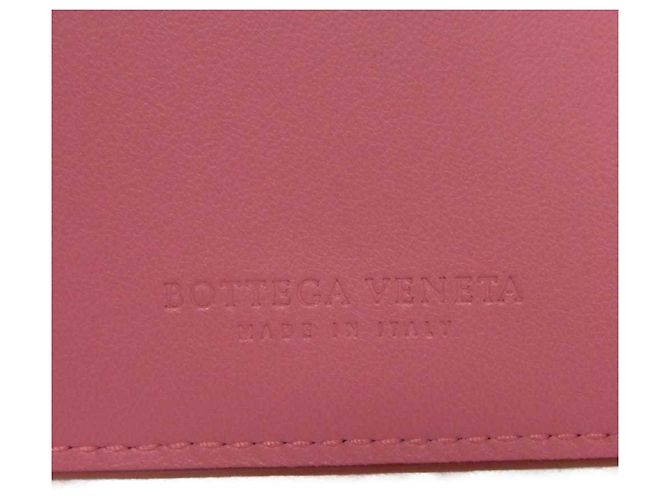 Billetera Bifold Roja Intrecciato Bottega Veneta - vista 6