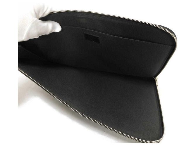 Pochette Jour GM de Louis Vuitton Noir Bleu - vue 5
