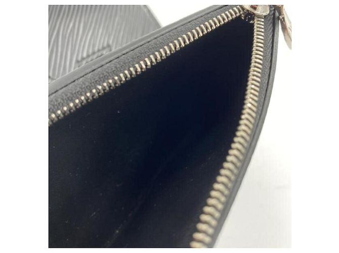Twist Billetera tri-fold de cuero Epi Louis Vuitton Negro - vista 7