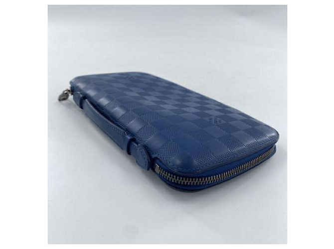 Cartera Larga Damier Infini Louis Vuitton Azul - vista 3