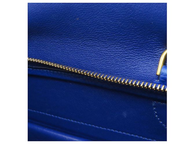 Belt Bag Céline Borsa Celine 2 in 1 in pelle di vitello Marrone Nero Blu - vista 10