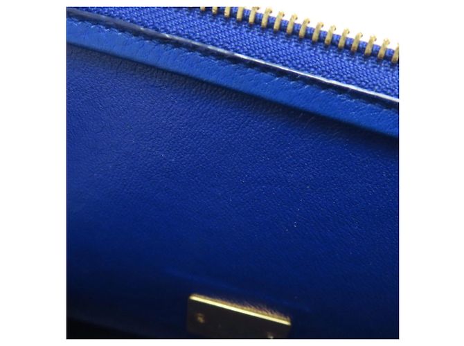 Belt Bag Céline Borsa Celine 2 in 1 in pelle di vitello Marrone Nero Blu - vista 11