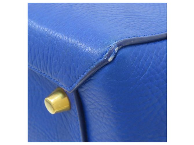 Belt Bag Céline Borsa Celine 2 in 1 in pelle di vitello Marrone Nero Blu - vista 31