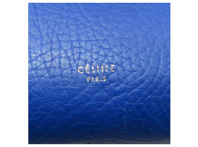 Belt Bag Céline Borsa Celine 2 in 1 in pelle di vitello Marrone Nero Blu - vista 8