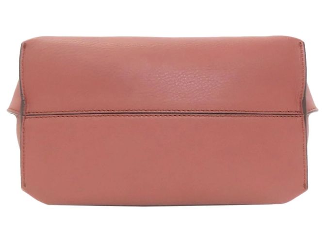Fendi Leder Tote Bag Pink - Ansicht 4