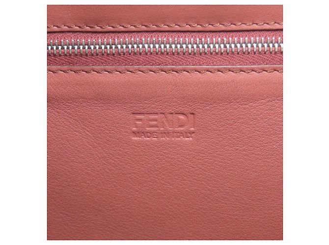 Fendi Leder Tote Bag Pink - Ansicht 6
