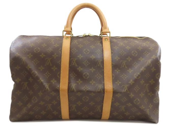 Borsa Boston Keepall 50 Louis Vuitton Monogramma - vista 2