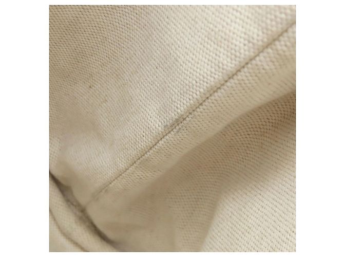 Prada 1BG355 Logo Tote Bag Weiß Canvas - Ansicht 10