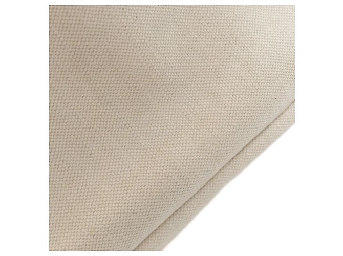 Prada 1BG355 Logo Tote Bag Weiß Canvas - Ansicht 15