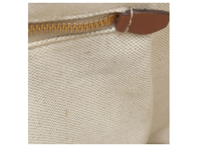 Prada 1BG355 Logo Tote Bag Weiß Canvas - Ansicht 9