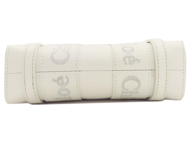 Borsa Chloé Woody Mini 2 in 1 Bianco - vista 4
