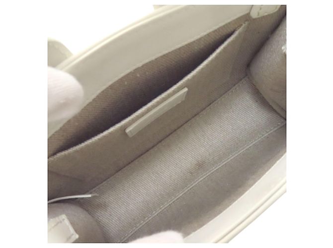 Borsa Chloé Woody Mini 2 in 1 Bianco - vista 5