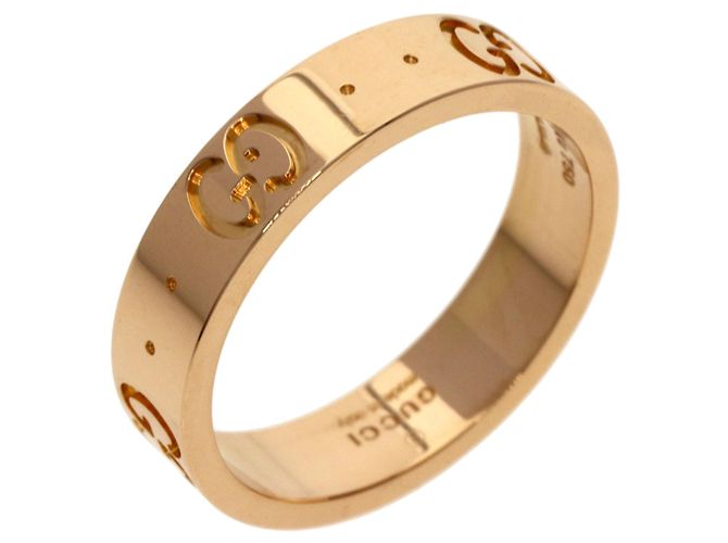 Anello Gucci Icon #8 in oro rosa 18K D'oro - vista 2