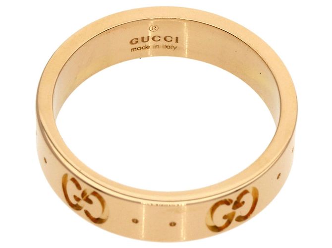 Anello Gucci Icon #8 in oro rosa 18K D'oro - vista 5
