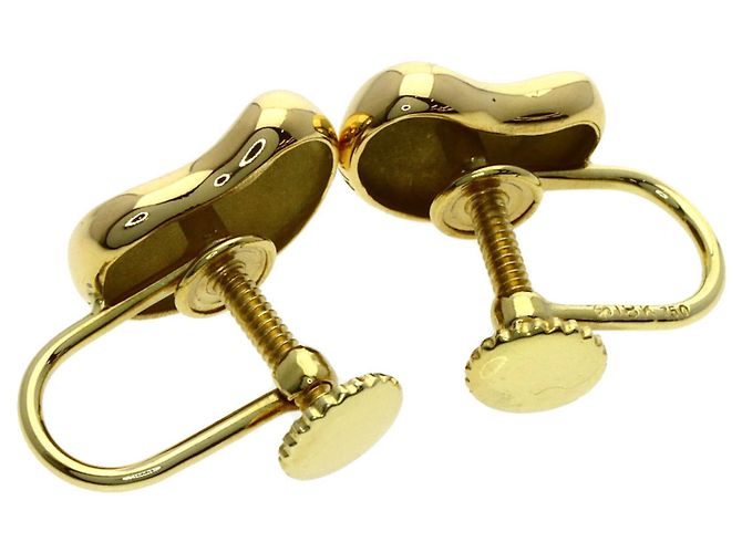 Tiffany & Co Orecchini Tiffany Bean in oro giallo 18K D'oro - vista 2
