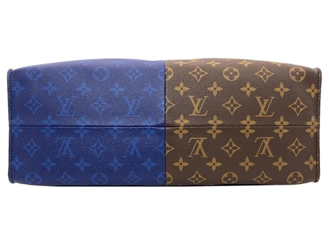 Borsa Louis Vuitton Pacific Split Blu Monogramma - vista 4