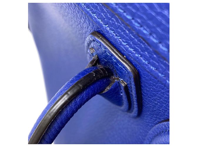 Céline Borsa a mano Celine Luggage Nano 2 in 1 Blu - vista 15