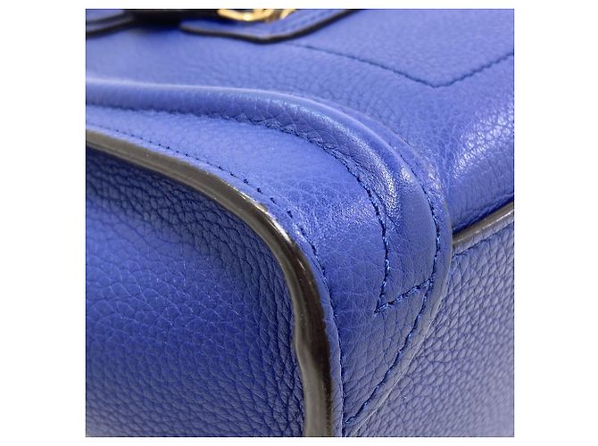 Céline Borsa a mano Celine Luggage Nano 2 in 1 Blu - vista 20