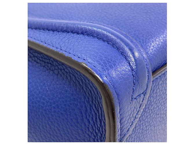 Céline Borsa a mano Celine Luggage Nano 2 in 1 Blu - vista 22