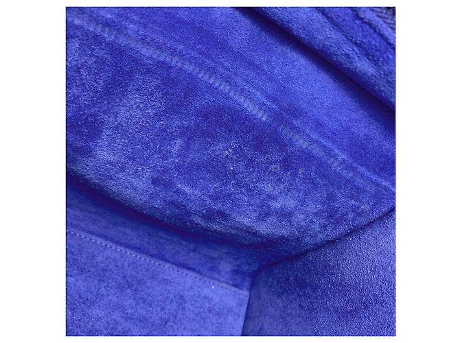 Céline Borsa a mano Celine Luggage Nano 2 in 1 Blu - vista 9