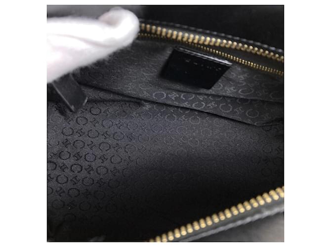 Céline Borsa in pelle Celine Triomphe Nero - vista 5