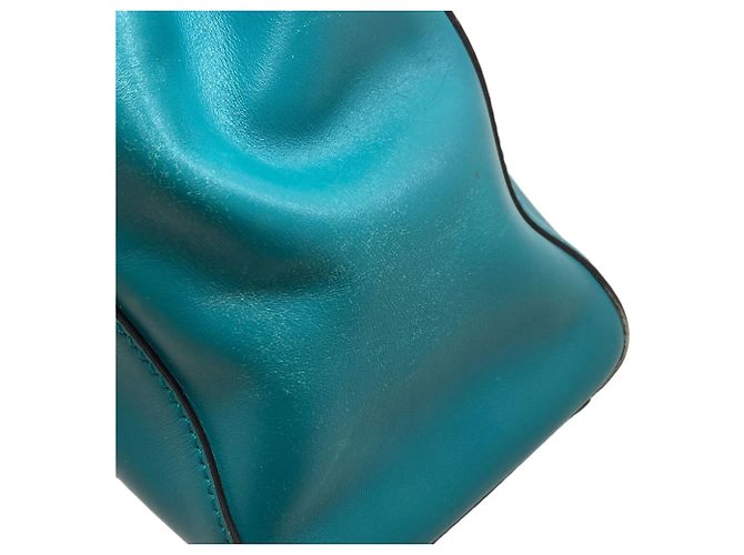 Borsa Fendi Peekaboo 2 in turchese - vista 19