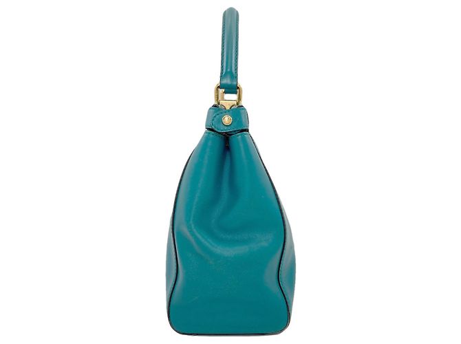Borsa Fendi Peekaboo 2 in turchese - vista 3