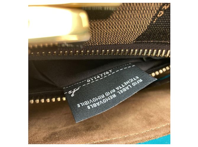 Borsa Fendi Peekaboo 2 in turchese - vista 9