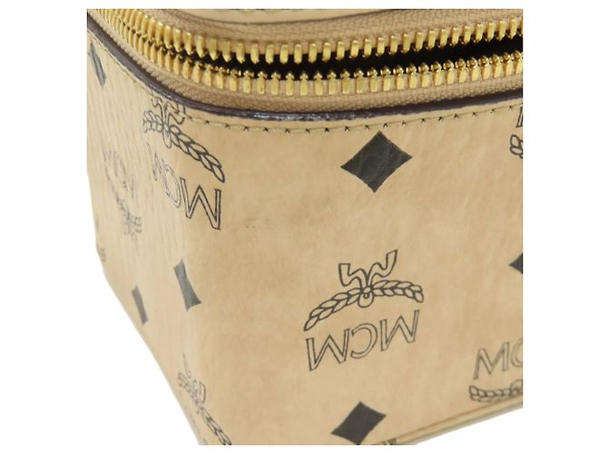 Borsa a mano MCM Vanity 2 vie Beige - vista 12