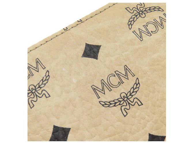 Borsa a mano MCM Vanity 2 vie Beige - vista 13