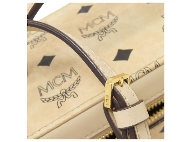 Borsa a mano MCM Vanity 2 vie Beige - vista 20