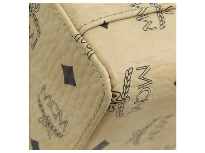 Borsa a mano MCM Vanity 2 vie Beige - vista 23