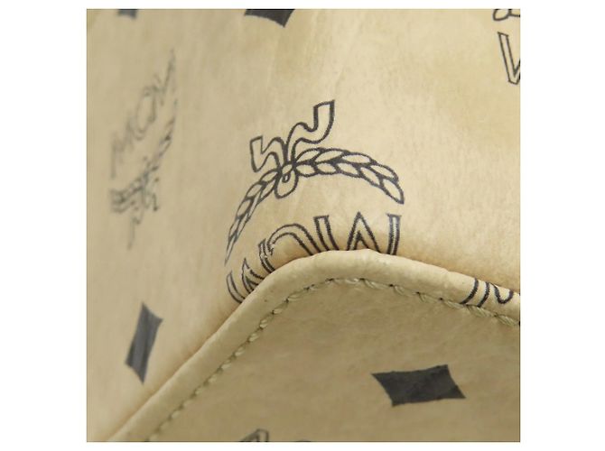 Borsa a mano MCM Vanity 2 vie Beige - vista 24
