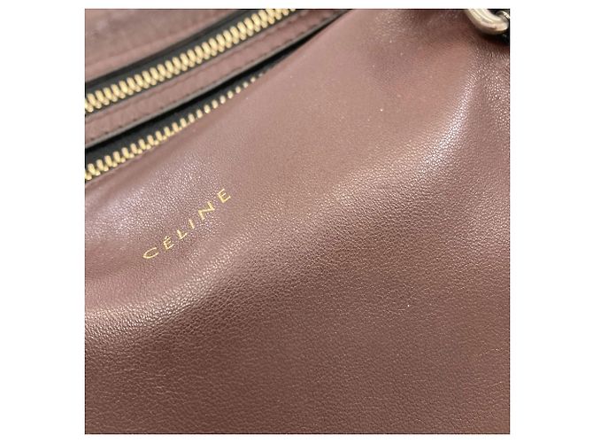 Borsa 2 in 1 Céline in pelle marrone - vista 14