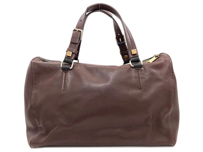 Borsa 2 in 1 Céline in pelle marrone - vista 2