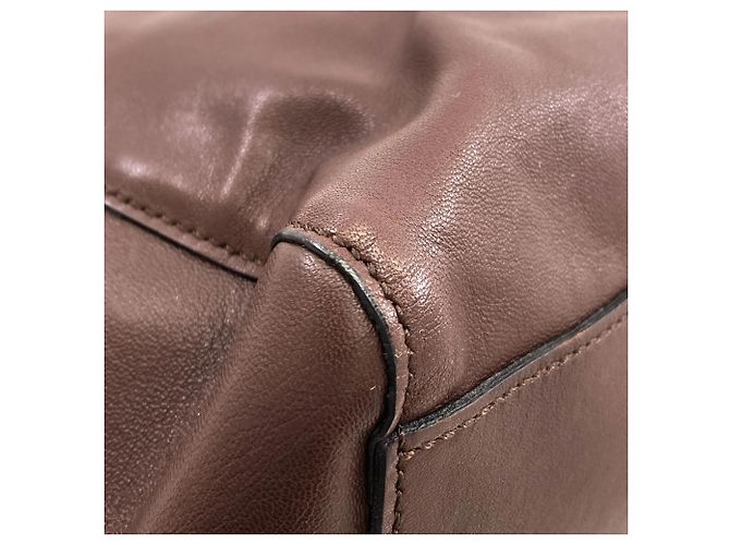 Borsa 2 in 1 Céline in pelle marrone - vista 25