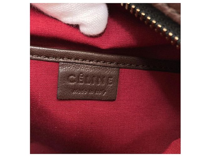 Borsa 2 in 1 Céline in pelle marrone - vista 6
