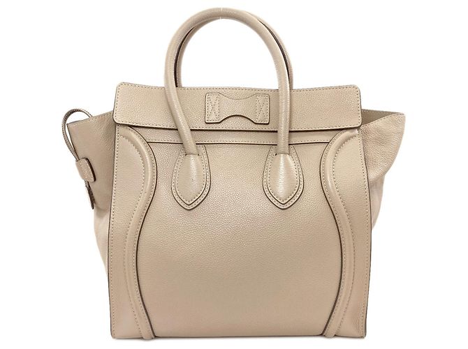 Céline Borsa Tote Mini Luggage di Celine Marrone - vista 2