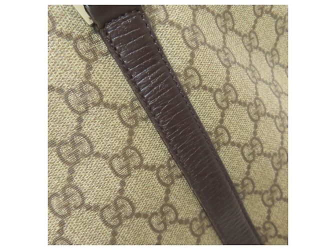 Gucci GG Supreme PVC Tote Bag Braun - Ansicht 14