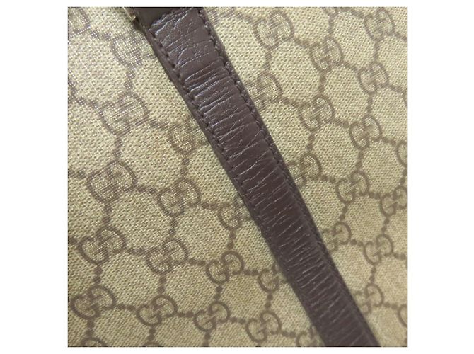 Gucci GG Supreme PVC Tote Bag Braun - Ansicht 15