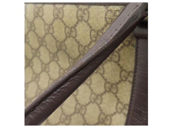 Gucci GG Supreme PVC Tote Bag Braun - Ansicht 24