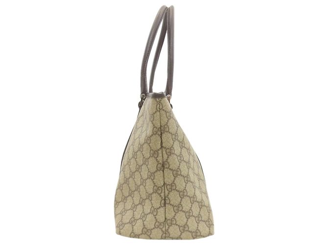 Gucci GG Supreme PVC Tote Bag Braun - Ansicht 3
