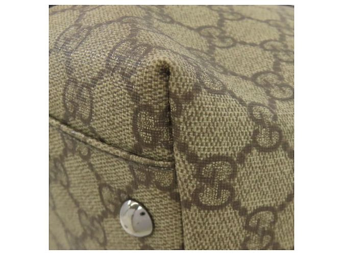 Gucci GG Supreme PVC Tote Bag Braun - Ansicht 30
