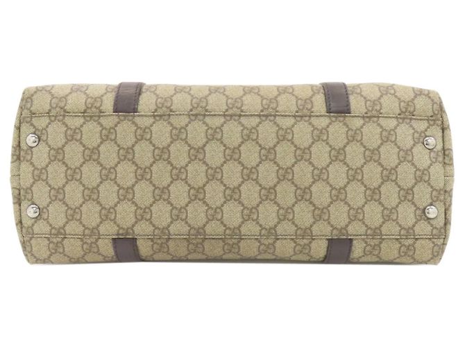 Gucci GG Supreme PVC Tote Bag Braun - Ansicht 4