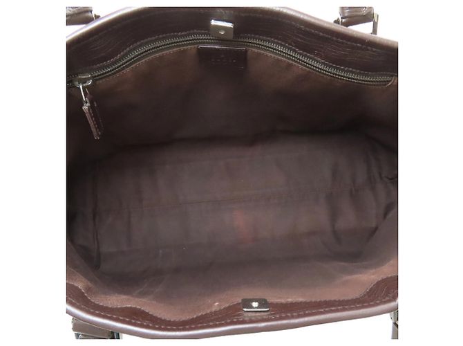 Gucci GG Supreme PVC Tote Bag Braun - Ansicht 5