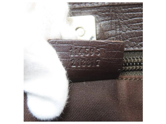 Gucci GG Supreme PVC Tote Bag Braun - Ansicht 7