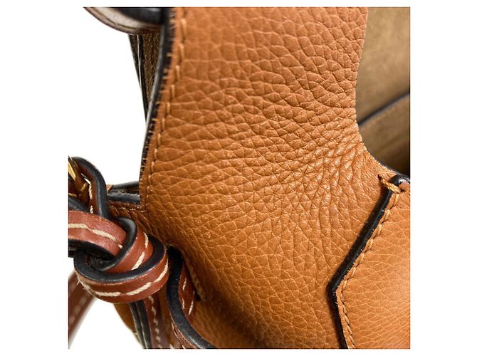 Borsa Loewe Gate - Borsa a spalla in pelle di vitello Marrone - vista 11